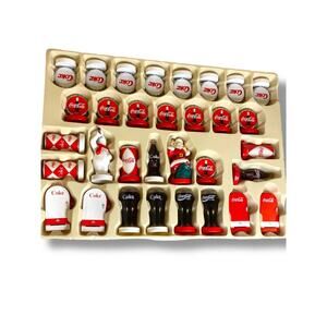 Coca-Cola vs Coke Game Replacement Pieces  Santa Polar Bear New 1990s